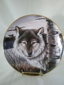 Pride of Wilderness Cassandra Graham Wolf Plate COA