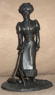 1974 Franklin Mint The Gibson Girl Pewter Figurine