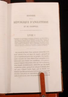 1854 Cromwell Histoire Republique DAngleterre M Guizot