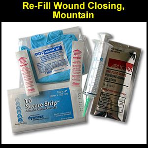 Refill Wound Closing Kit Mountain for First Aid Kits