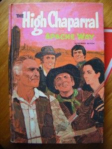 high chaparral hb book whitman tv tie in 1969 frazee