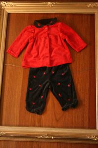 first moments 2 pc outfit set 3 6 mos condition