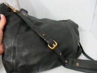 Marc by Marc Jacobs Classic Q Francesca Black Leather Tote Bag Purse