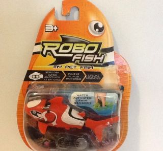 Zuru Robo Red Shark Fish My Pet Fish Toy Robot Swims