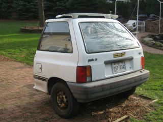 Ford Festiva Trailer Cool and Unique with Spoiler