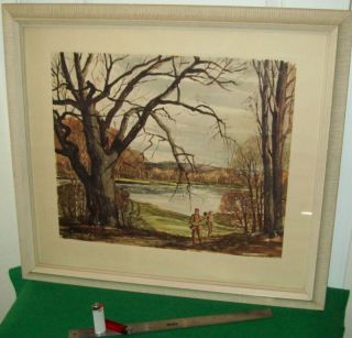 Listed Artist H Gilbert Foote Lithograph 2