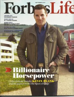 Forbes Life Billionaire Horsepower Kevin Plank Under Armour Founder