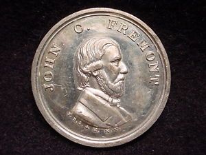  Fremont 1856 Presidential Free Soil Free Speach Campaign Token