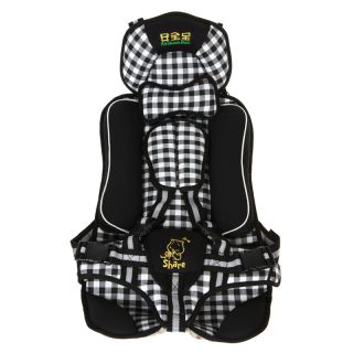  Baby Child Car Safety Booster Seat Cover Harness Cushion Black