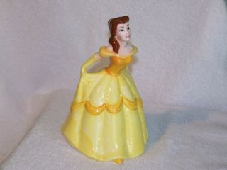 Disney Beautiful Belle Ceramic Figurine   Excellent Cond. FREE