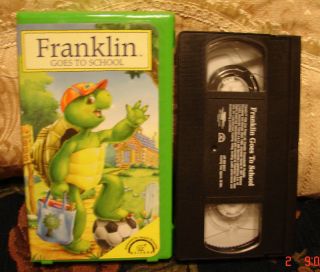 Franklin Goes to School VHS Video Franklin Fibs Excel