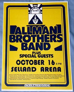 performers the allman brothers band venue selland arena fresno ca date
