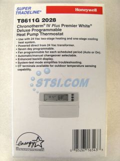 honeywell t8611g2028 heat pump thermostat shipping info multiple