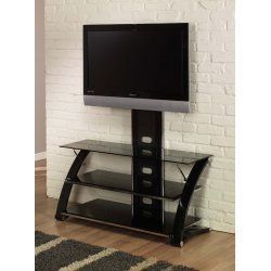 Victoria Flat Panel TV Stand w Integrated Mount Holds 60 Plasma LCD