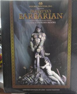 Frazetta Barbarian statue Conan by Clayburn Moore