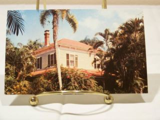 1950s ft Myers Florida Thomas Edison Home Postcards