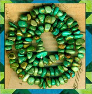 Mexican Campo Frio Turquoise Beads 16 Genuine Natural Blue Green