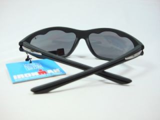 Foster Grant Iron Man Black Sunglasses Sweep SR0510 New
