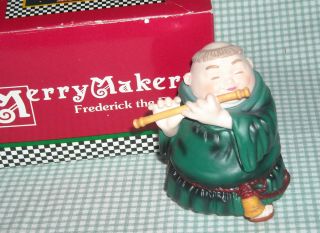 Dept 56 Merry Makers FREDERICK the Flutist Ceramic Figurine