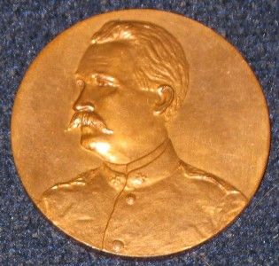 1905 Bronze Medal of Nicholas Senn Founder of Association of Military