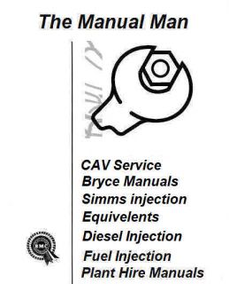 CAV Fuel Injection Pump BPE6C Parts Manual