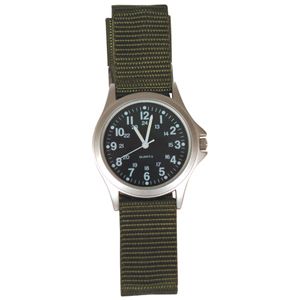 Fox Field Military Watch Olive Drab Strap Black Face 38 29 New