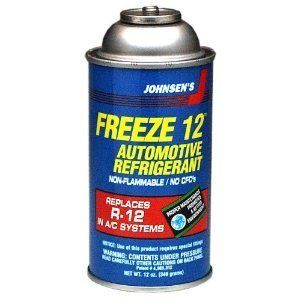 Johnsens Freeze 12 Refrigerant R12 AC Replacement 12oz. Can