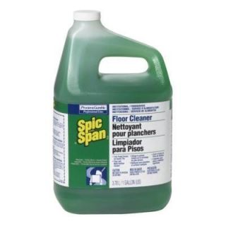Spic and Span Floor Cleaner Liquid Solution 1 Gal Green Procter