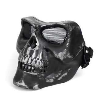 Death Skull Bone Airsoft Full Face Protect Safe Mask M02