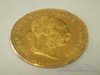 1915 franc austrian ducat imperator 24k gold coin
