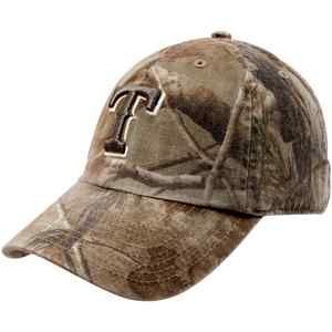 47 Brand Texas Rangers Real Tree Camo Franchise Fitted Hat