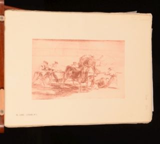 1908 Les Dessins de D Franciso Goya Y Lucientes Scarce Plates in