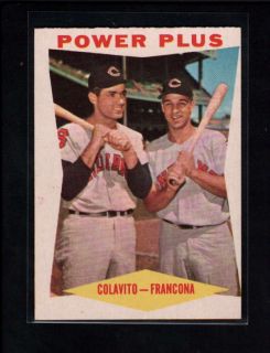 1960 Topps 260 Calavito Francona EX A2148