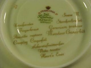 franconia krautheim cup saucer scene m this is a lovely franconia