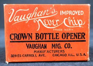  Chip Crown Bottle Opener No 1 Original Box Drink Mission Soda