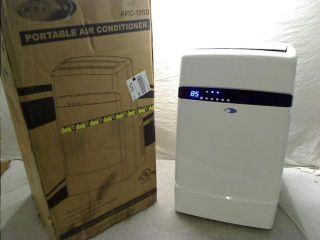  000 BTU Dual Hose Portable Air Conditioner Frost White Arc 12SD