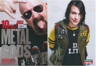 Frank Iero Rob Halford Small KERRANG Poster Double Sided