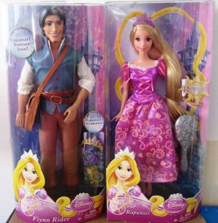 Disney TANGLED FLYNN RIDER Doll RAPUNZEL DOLL 2 Dolls BRAND NEW