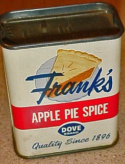 FRANKs(DOVE)™ Apple Pie Spice VINTAGE Virgin  Cincinnati, OH 50s