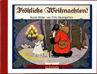 Fröhliche Weihnachten Fritz Baumgarten Reprint