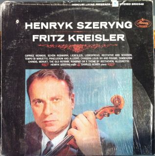 Henryk Szeryng Fritz Kreisler LP VG SR 90348 Mercury Living Stereo