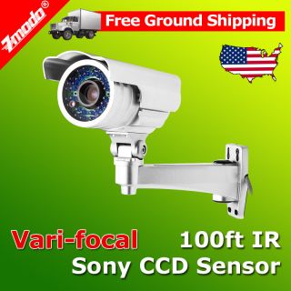  9mm Vari Focal 100ft IR Video Surveillance CCTV Security Camera