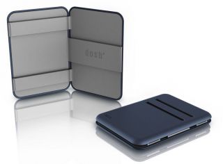  Desmopan Water Resistant Navy & Grey Gray Blazer Front Pocket Wallet