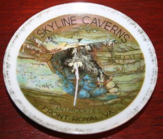 Skyline Caverns Front Royal VA Anthodites 4 Mini Plate
