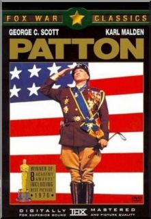 Patton (Brand New DVD) Fox War Classics   WWII Military Army General.