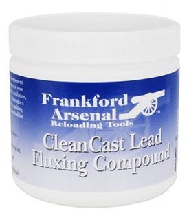 New Frankford Arsenal Cleancast Lead Fluxing Compound 1lb in Plastic