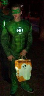 Light Up Green Lantern Hal Jordan Halloween Costume