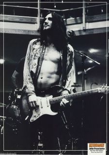 JOHN FRUSCIANTE RED HOT CHILI PEPPERS POSTER