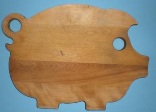  Farm Pig Solid Wood Kitchen Cutting Board Food Chopping Board