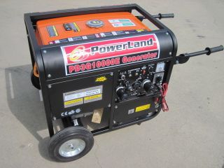  PowerLand Tri Fuel Gas PROPANE LP NG 10000 Watt Portable Generator RV